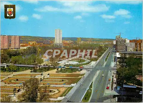 Cartes postales moderne Valladolid Vue Generale du Fromonade d'Isabel la Catolica