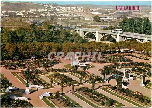 Cartes postales moderne Valladolid Roseraie Monument aux Rois Catholiques