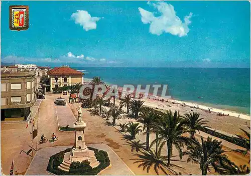 Cartes postales moderne Vinaroz Promenade Maritime et Plage