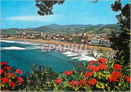 Cartes postales moderne Zarauz Vue partielle