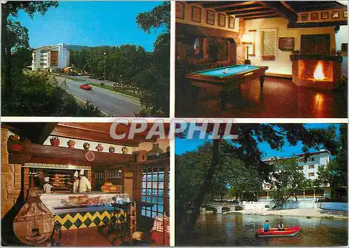 Cartes postales moderne Gerona Espana Hotel Merce park Restaurante la Noria Ctra Nac II a 5km de la Junquera