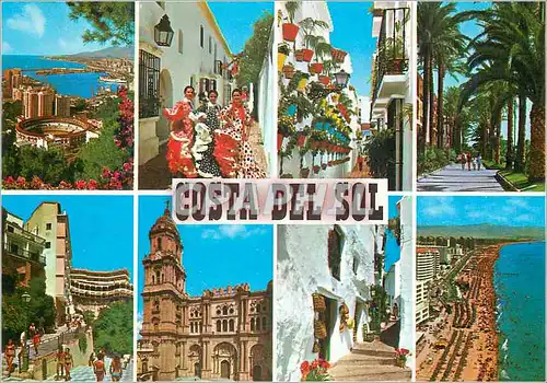 Cartes postales moderne Costa Del Sol Vues Diverses