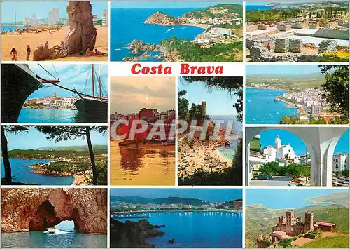 Cartes postales moderne Costa Brava de Blanes a Puerto de la Selva