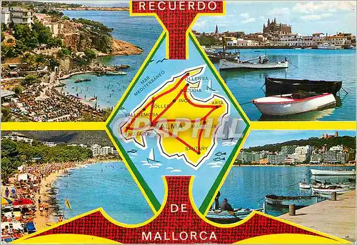 Cartes postales moderne Mallorca Beautes de l'Ile