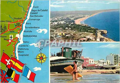 Cartes postales moderne Costa Dorada Tarragona Torredembarra Plage