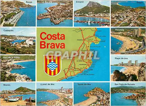 Cartes postales moderne Costa Brava
