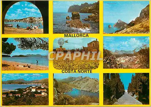 Cartes postales moderne Mallorca Costa Norte