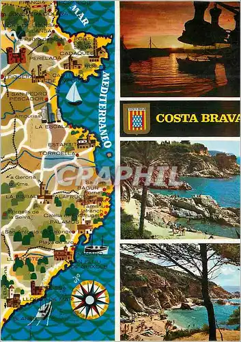 Cartes postales moderne Costa Brava