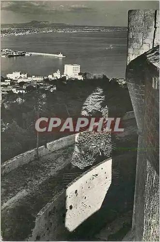 Moderne Karte Mallorca Palma de Mallorca Vue des le Chateau de Beliver