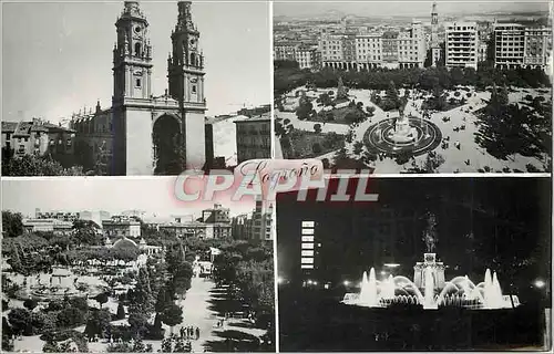 Moderne Karte Logrono Catedral La Redonda Vista General del Espolon