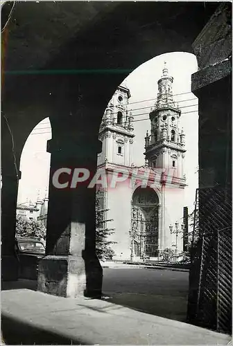 Cartes postales moderne Logrono catedral de Santa Maria de la Redonda
