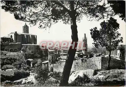 Cartes postales moderne Gerona Catedral S Felix y S Pedro de Galligons Desde Mantjuich