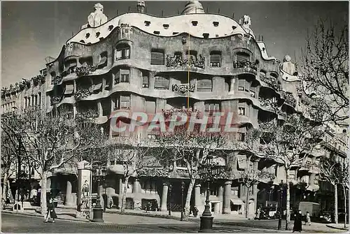 Cartes postales moderne Barcelona La pedrera Architecte Gaudi