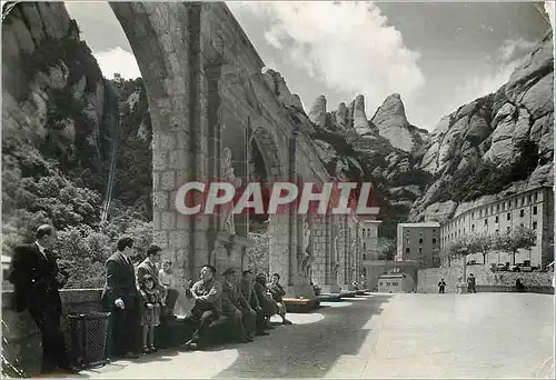 Moderne Karte Montserrat Places du Sanctuaire