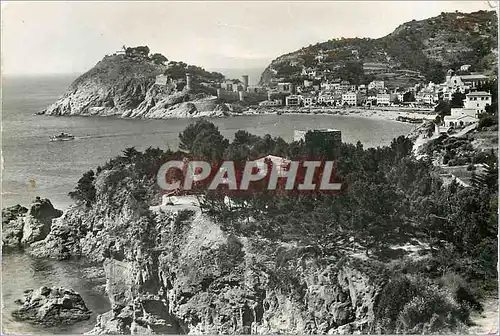 Cartes postales moderne Costa Brava Tossa de Mar Vista general y acantilados