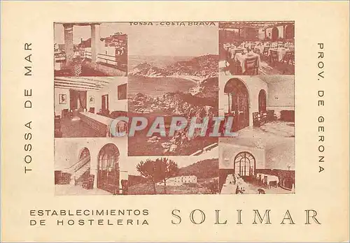 Cartes postales moderne Solimar Establecimentos de Hosteleria Tossa de Mar