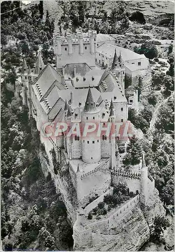 Cartes postales moderne Segovia El Alcazar Vista aerea