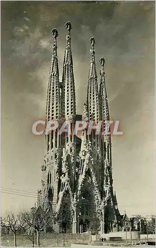 Moderne Karte Barcelona Templo de la Sagrada Familia