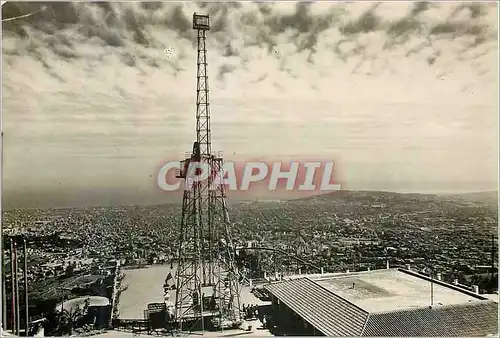 Cartes postales moderne Barcelona Tibidabo Atalaya Vue partielle de la ville