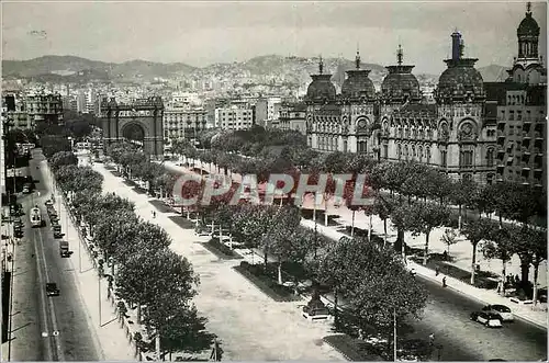 Cartes postales moderne Barcelona Arc de Triomphe et Palais de Justice