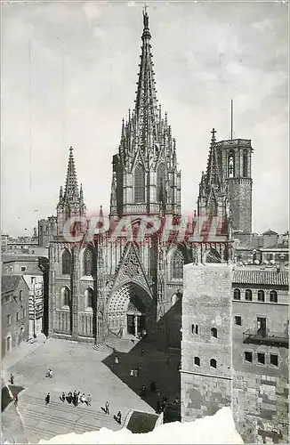 Moderne Karte Barcelona la Catedral