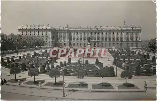Moderne Karte Madrid Place d'Orient Palais National