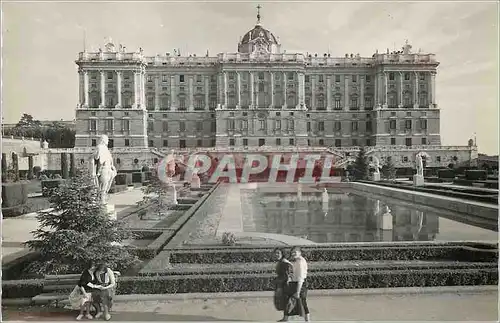 Cartes postales moderne Madrid Palais National Facade sur le Nord