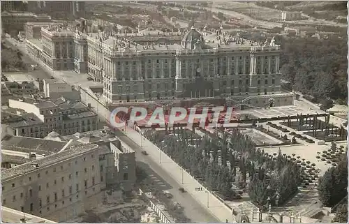 Cartes postales moderne Madrid Palais National Vue Panoramique