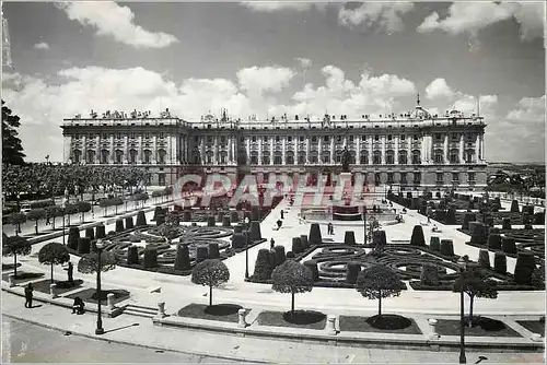 Cartes postales moderne Madrid Place d'Orient et Palais Royale