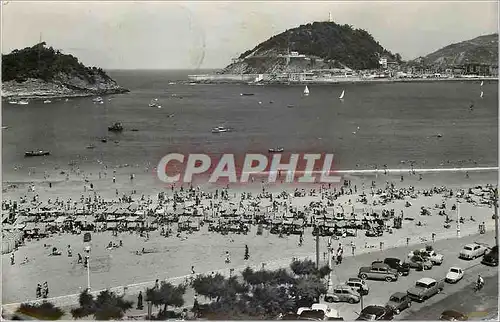 Moderne Karte San Sebastian Plage d'Ondarreta