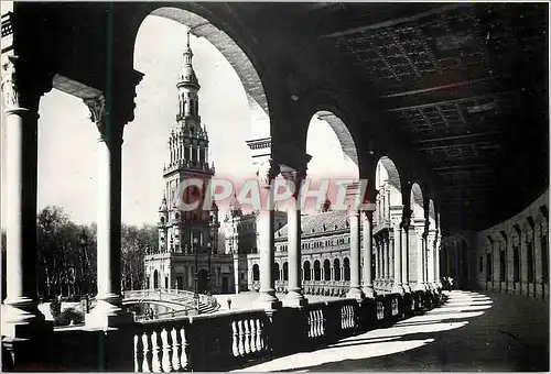 Cartes postales moderne Sevilla Place de l'Espagne Galerie