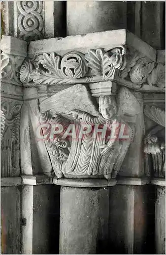 Cartes postales moderne Tarragona Catedral Portique romanique de le Cloitre Detail