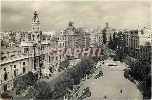 Cartes postales moderne Valencia Place de Caudillo