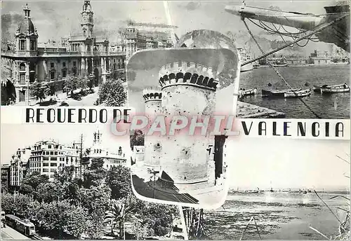 Cartes postales moderne Valencia Plaza Del Caudillo Puerto Torres de Cuarle