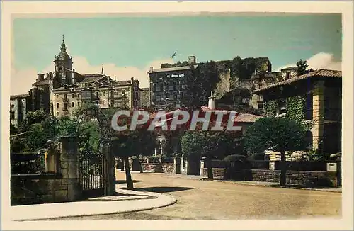 Cartes postales moderne Fuenterrabia Eglise et Chateau de Charles V