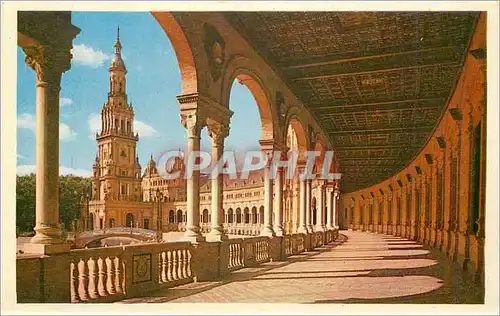 Cartes postales moderne Sevilla Place de l'Espagne Galerie