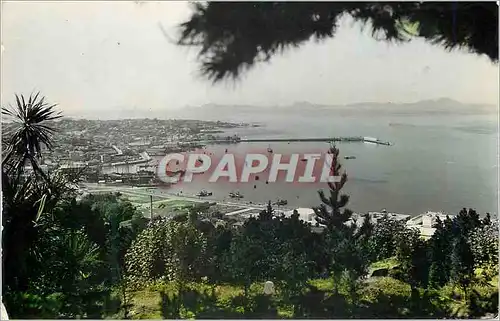 Cartes postales moderne Vigo Vue Partielle de l'Estuaire et zone Industrielle au Fond Iles Cies