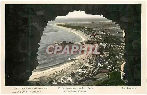 Cartes postales moderne Costa Brava Blanes Vista desde san Juan View from S Juan