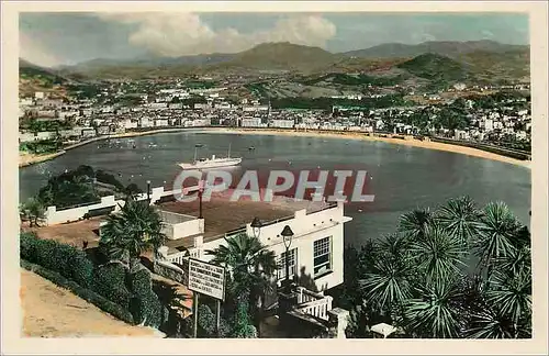 Cartes postales moderne San Sebastian Vue depuis le Mont Igueldo