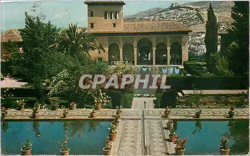 Cartes postales moderne Granada Alhambra jardins du Partal