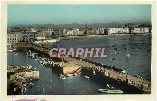 Cartes postales moderne San Sebastian Vue Depuis le Mont Urgull