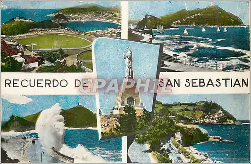 Cartes postales moderne Recuerdo de San Sebastian