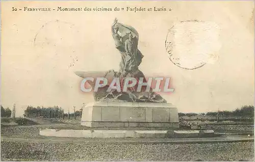 Cartes postales Ferryville Monument des victimes du Farfadet et Lutin