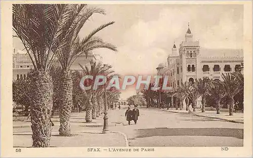 Cartes postales Sfax l'Avenue de Paris