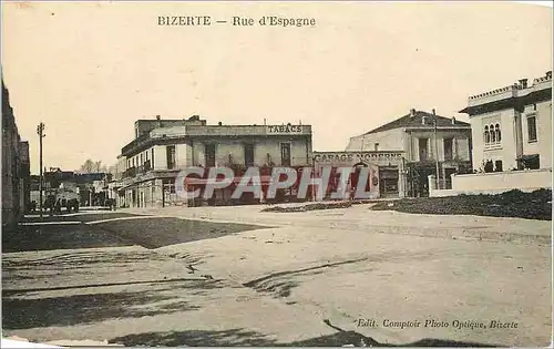 Cartes postales Bizerte Rue d'Espagne
