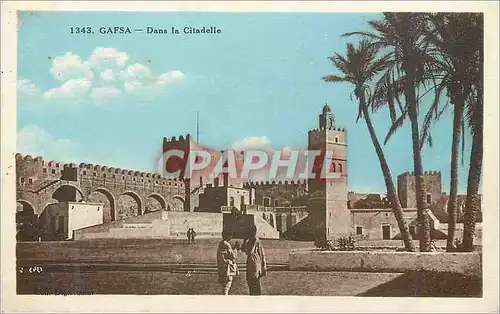 Ansichtskarte AK Gafsa Dans la Citadelle