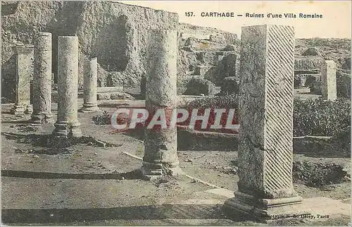 Ansichtskarte AK Carthage Ruines d'une Villa Romaine