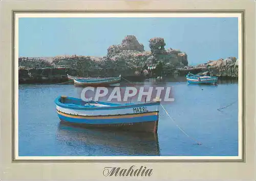 Moderne Karte Mahdia le Vieux port Xe S