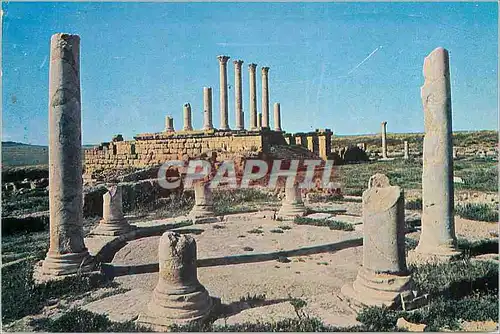 Cartes postales moderne Thuburbo Majus le Temple de Mercure et le Capitole