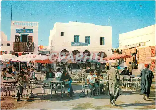 Moderne Karte Tunisie Hount Souk:la Place de la Cafe